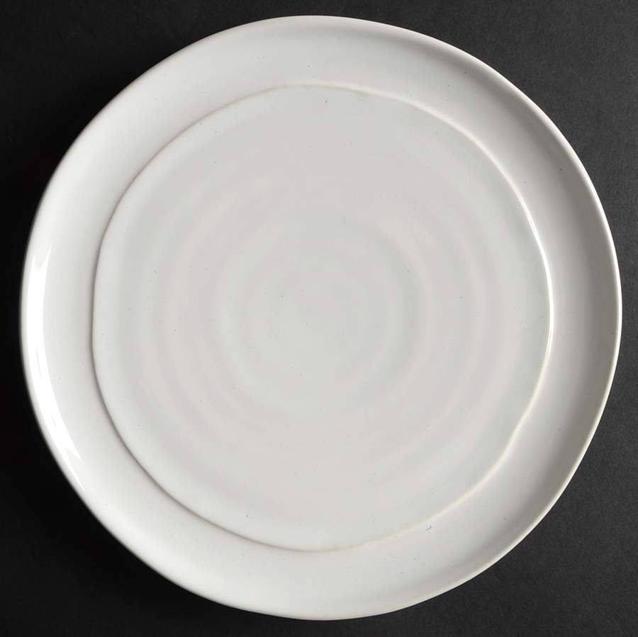 C7I4 White Dinner Plate by Ceramisia-1