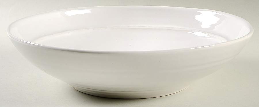 C7I4 White 13" Pasta Serving Bowl by Ceramisia-1
