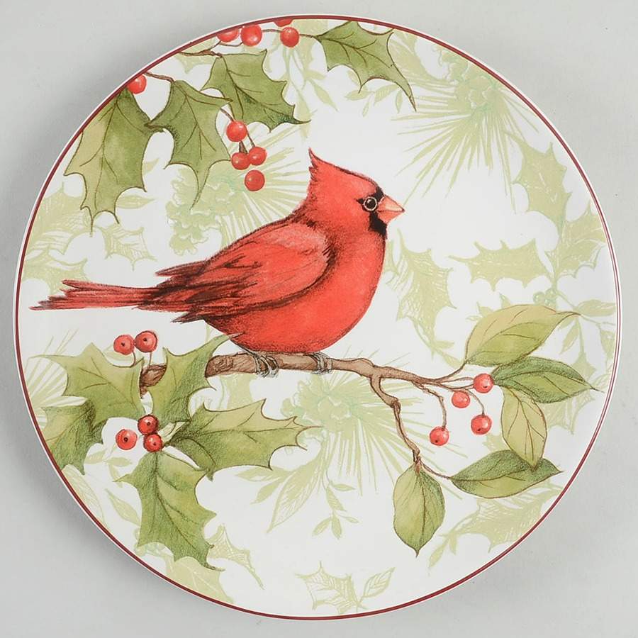 Winter Field Notes Salad/Dessert Plate by Certified International-1