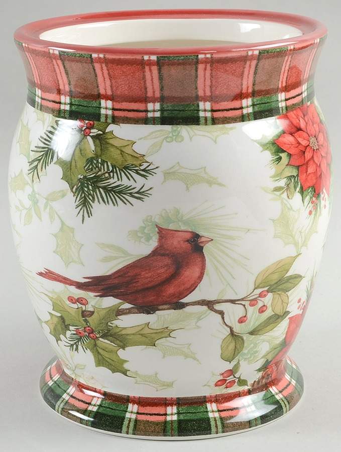 Winter Field Notes Biscotti Jar No Lid by Certified International-1