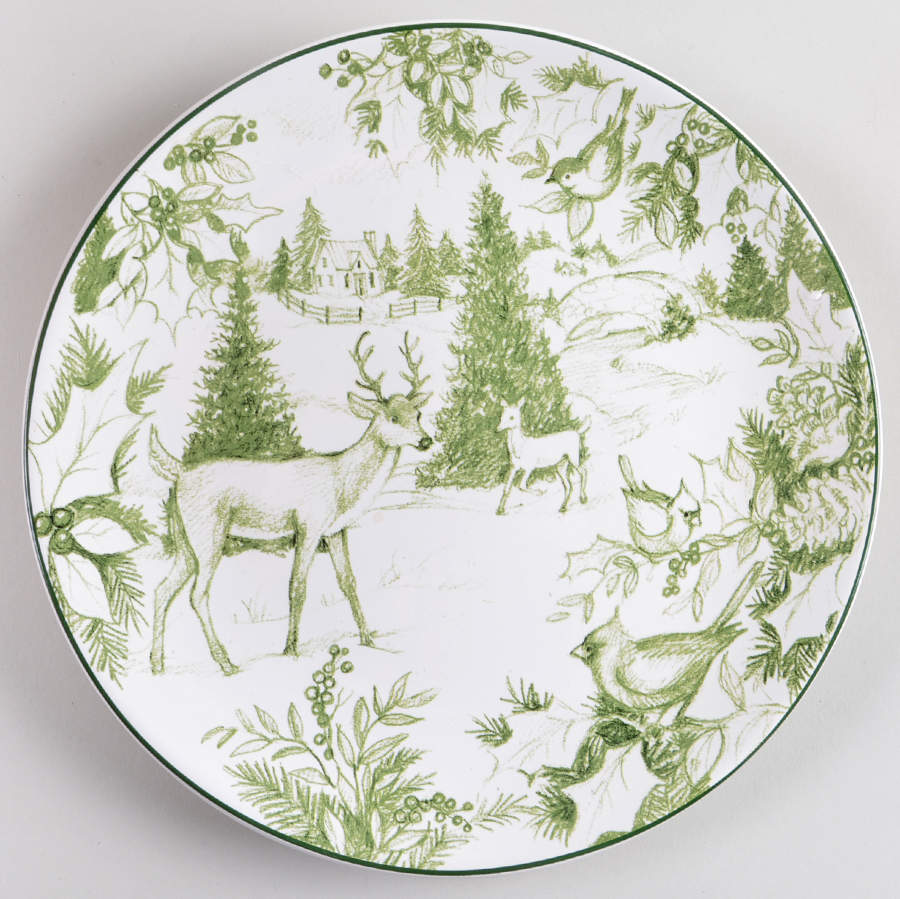 Winter Field Notes Salad/Dessert Plate by Certified International-1