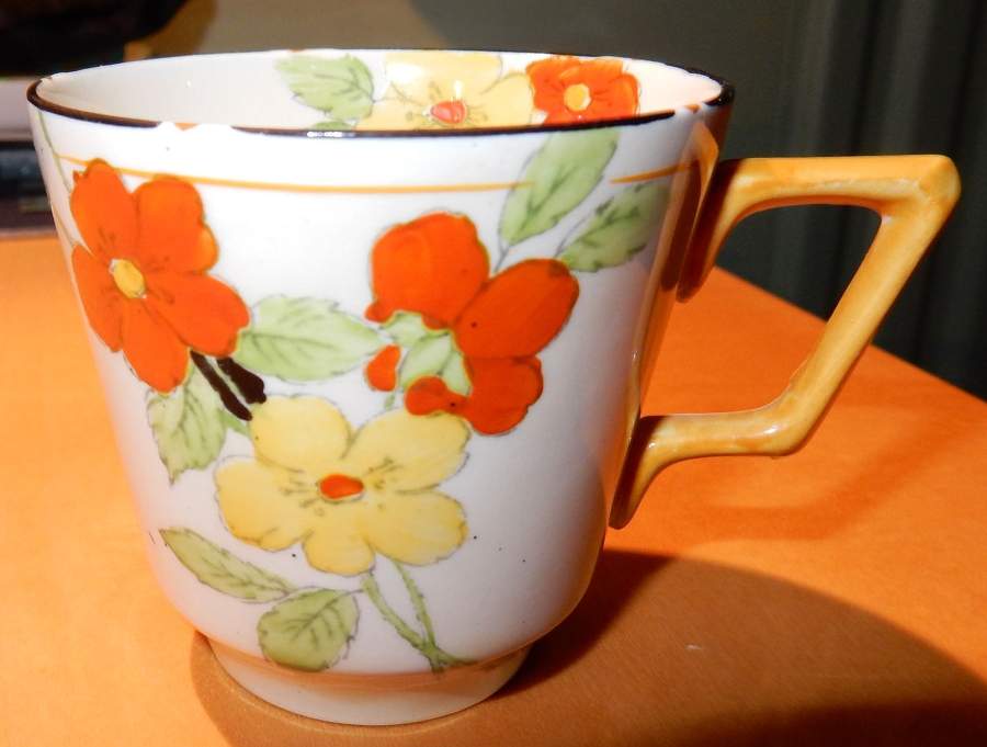 Scarlet Glory Footed Cup by Crown Ducal-1