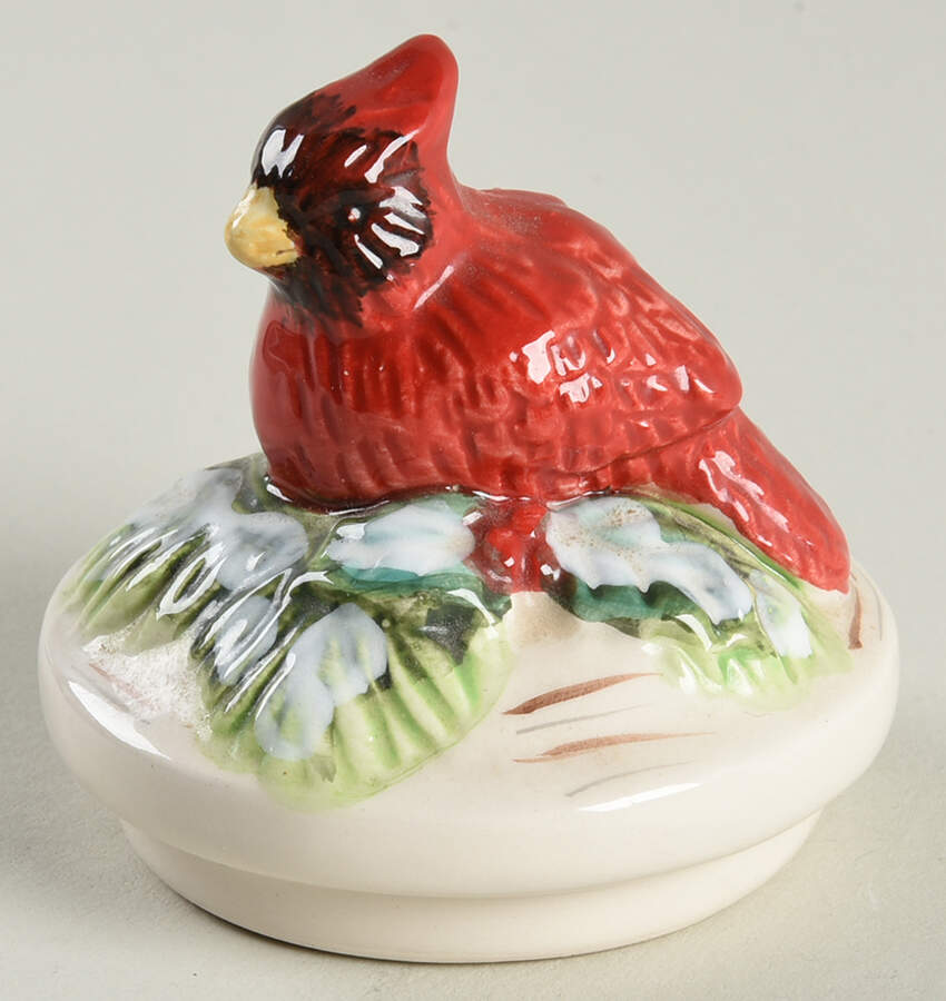 Plaid Tidings Lid for Sugar Bowl by Cracker Barrel-1