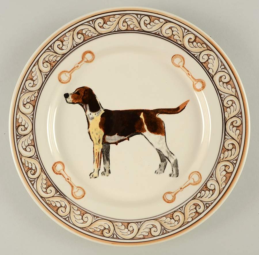 Heritage Hounds Dinner Plate by C E Corey-1