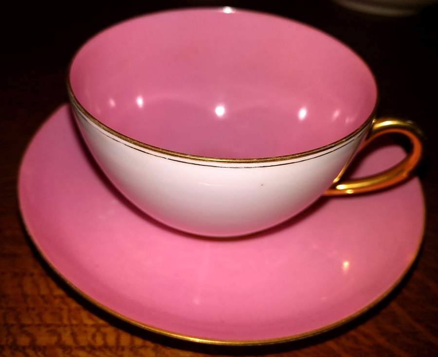 CHF1999 Flat Cup & Saucer Set by Charles Field Haviland-1