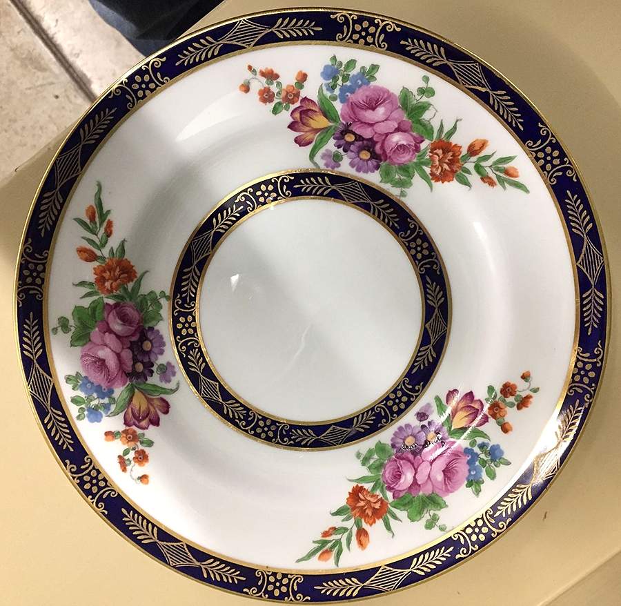 A6436 Luncheon Plate by Crown Staffordshire-1