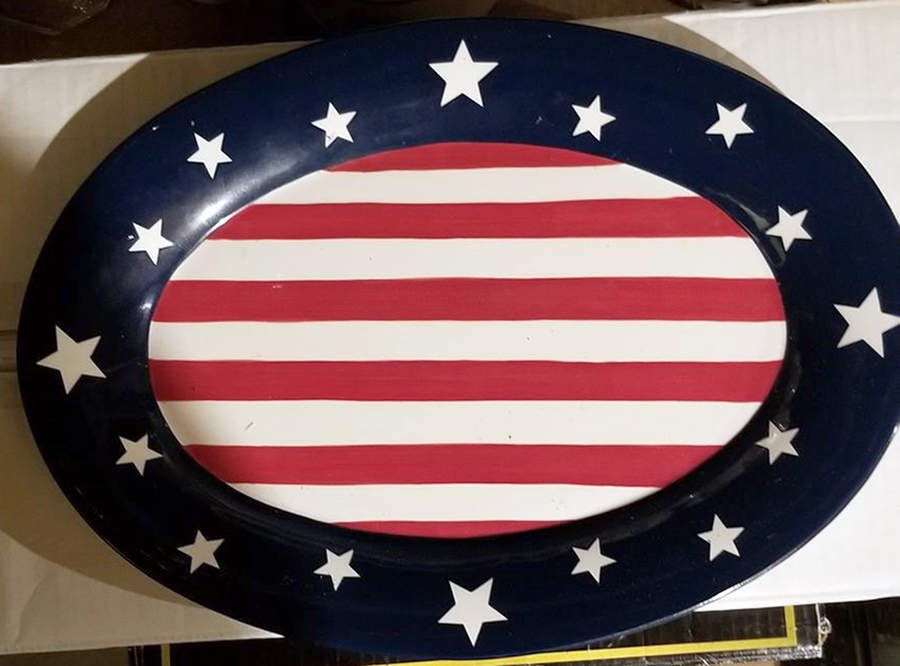 CX844 16" Oval Serving Platter by China (Made in China)-1