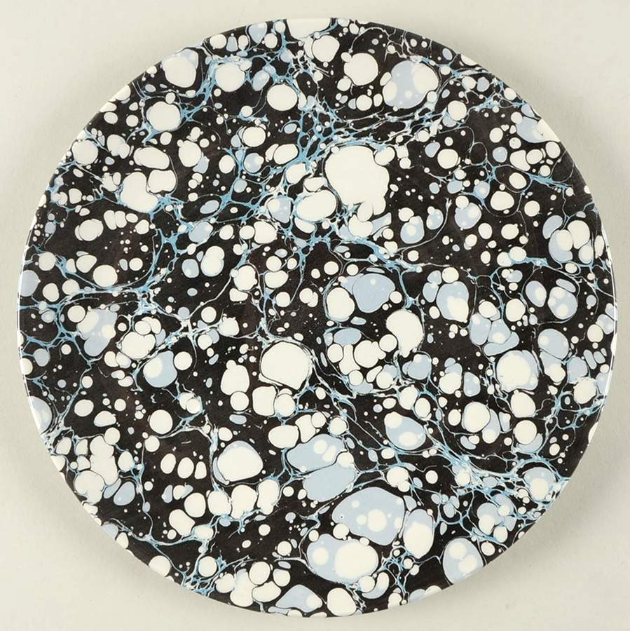 Bookbinder Black Salad Plate by Royal Stafford-1