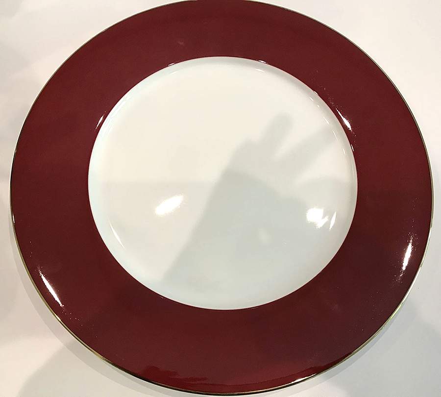 Grand Buffet Classic Red Service Plate (Charger) by Charter Club-1