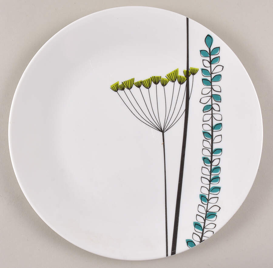 Abstract Meadow Dinner Plate by Corning Corelle-1