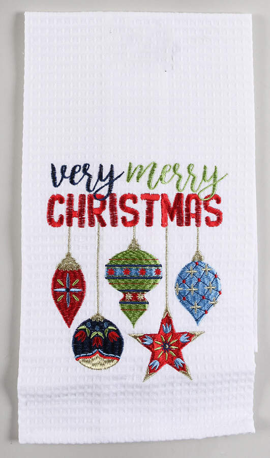 Table Linens & Accessories Waffle Weave Cloth Dish Towel by C&F Enterprises-1