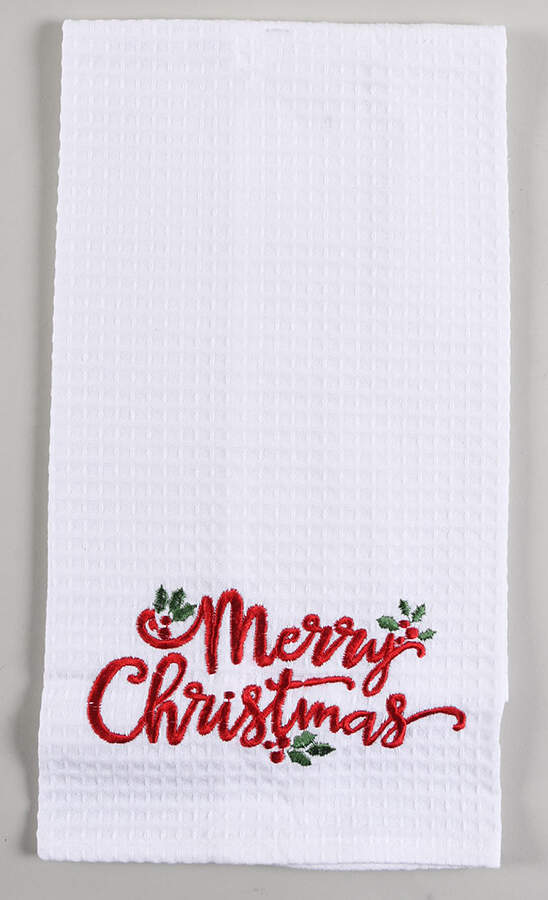 Table Linens & Accessories Waffle Weave Cloth Dish Towel by C&F Enterprises-1