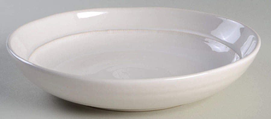 C7I10 White 9" Individual Pasta Bowl by Ceramisia-1