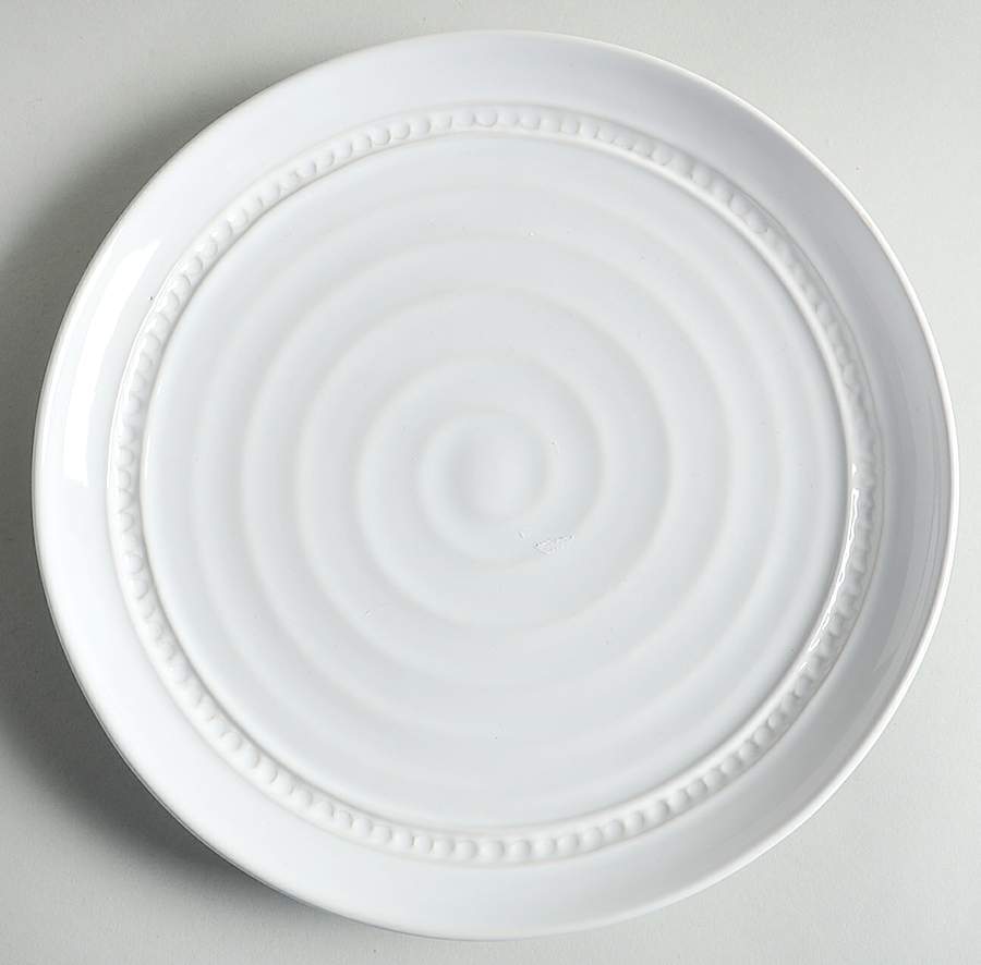 C7I10 White Salad Plate by Ceramisia-1