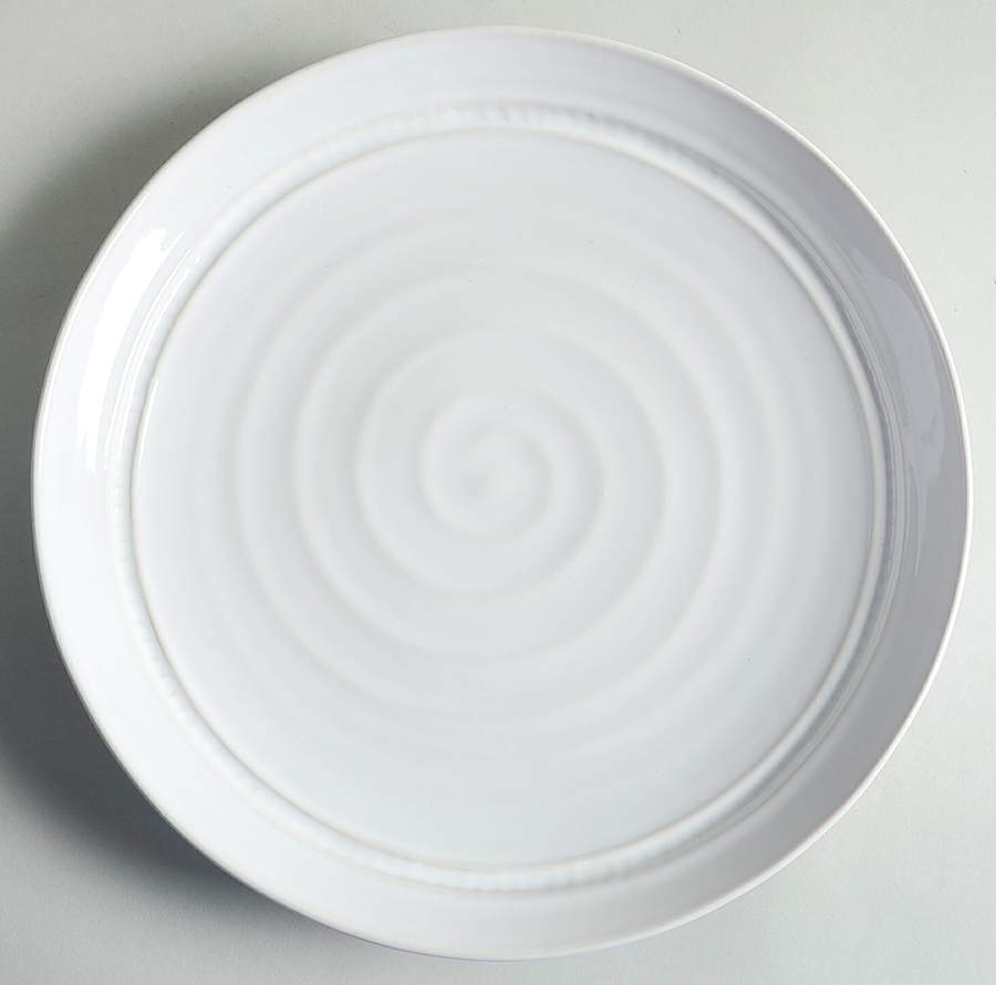 C7I10 White Dinner Plate by Ceramisia-1