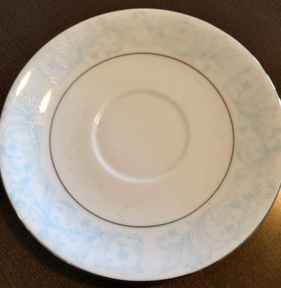 Blue Geisha Saucer by Carlton (Japan)-1