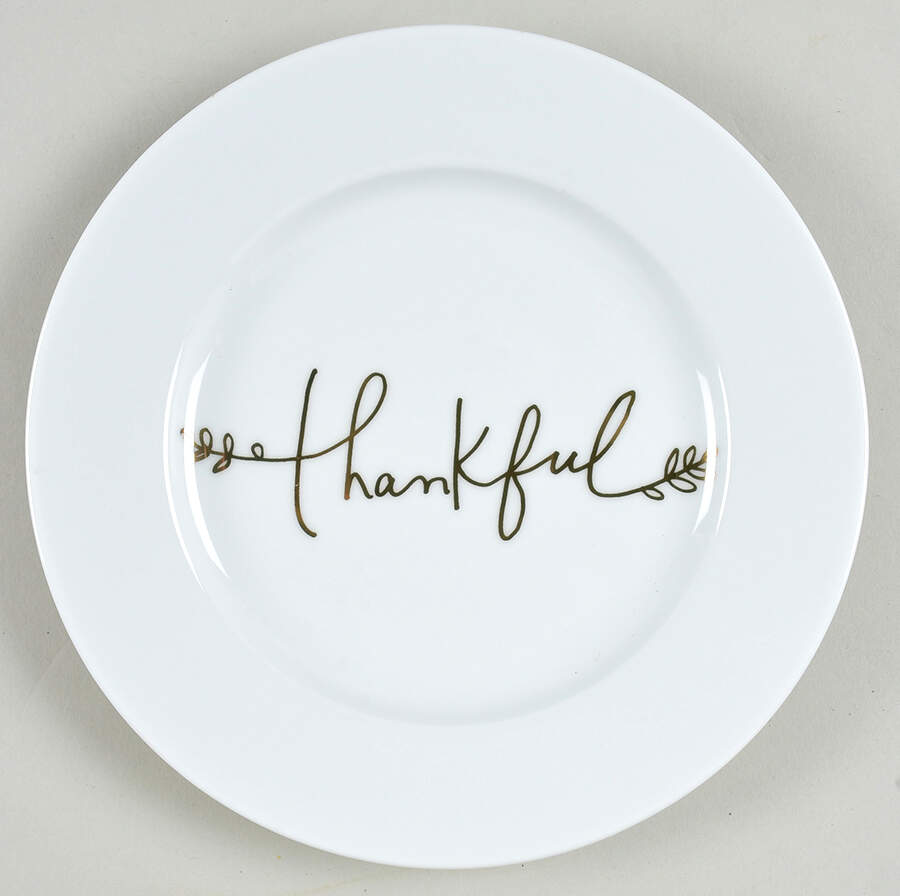 Thankful Salad Plate by Crate & Barrel-1