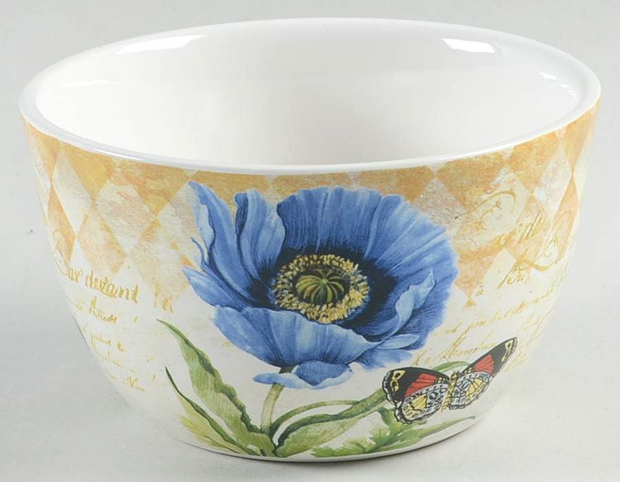 Poppy Garden Individual Ice Cream Dish by Certified International-1