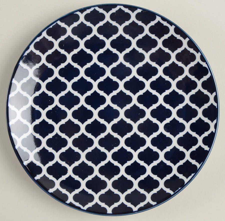 Blue Indigo Canape Plate by Certified International-1