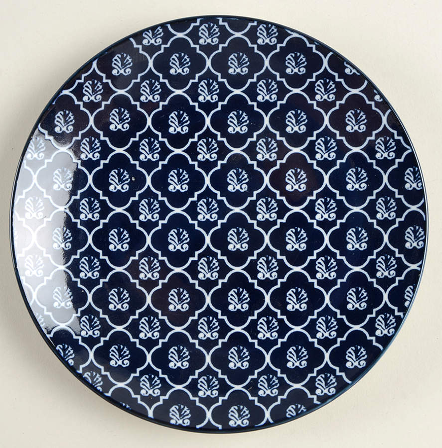 Blue Indigo Canape Plate by Certified International-1