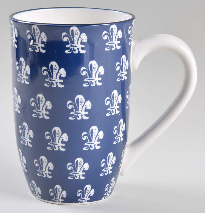 Blue Indigo Latte Mug by Certified International-1