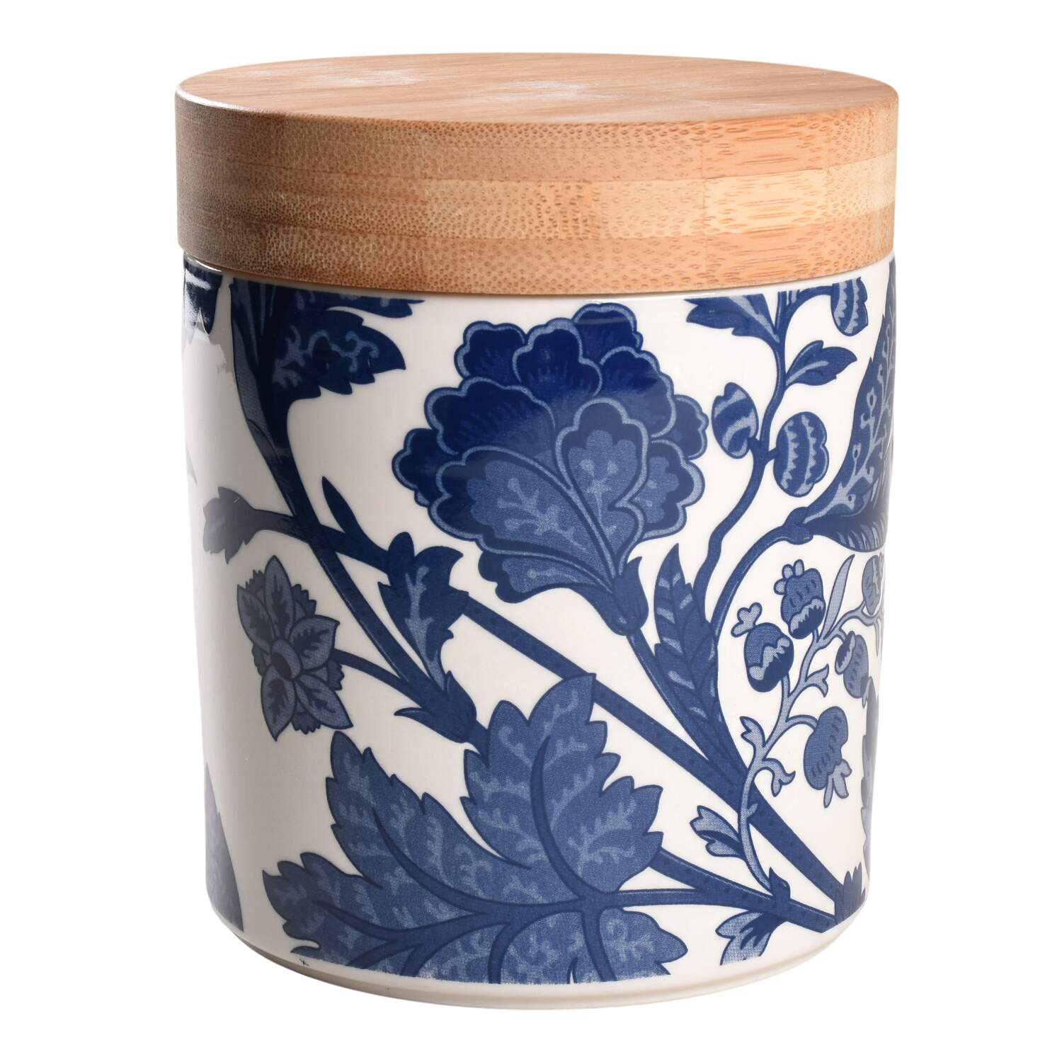 Blue Indigo Small Canister & Lid by Certified International-1