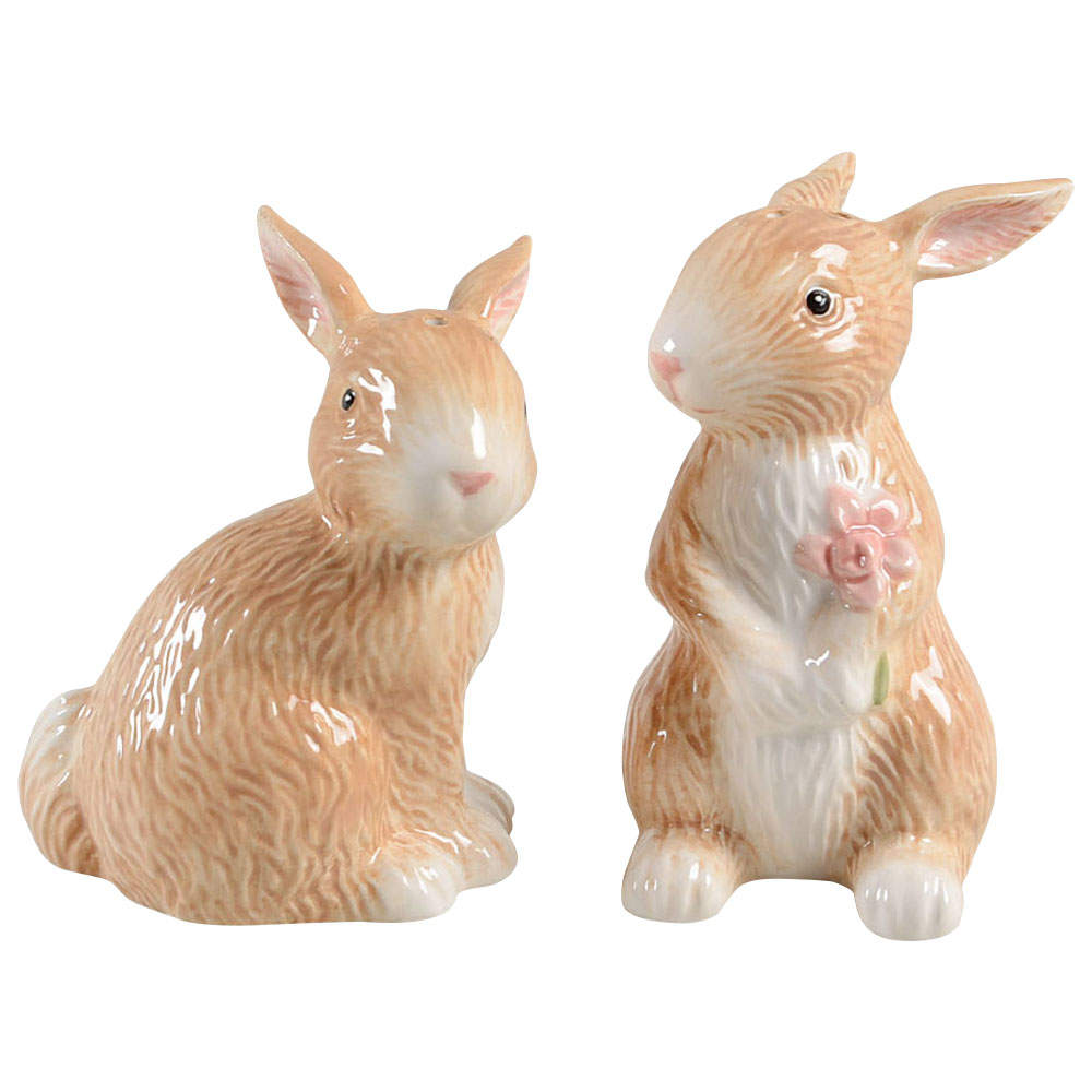 Bunny Patch Figural Salt & Pepper Set by Certified International-1