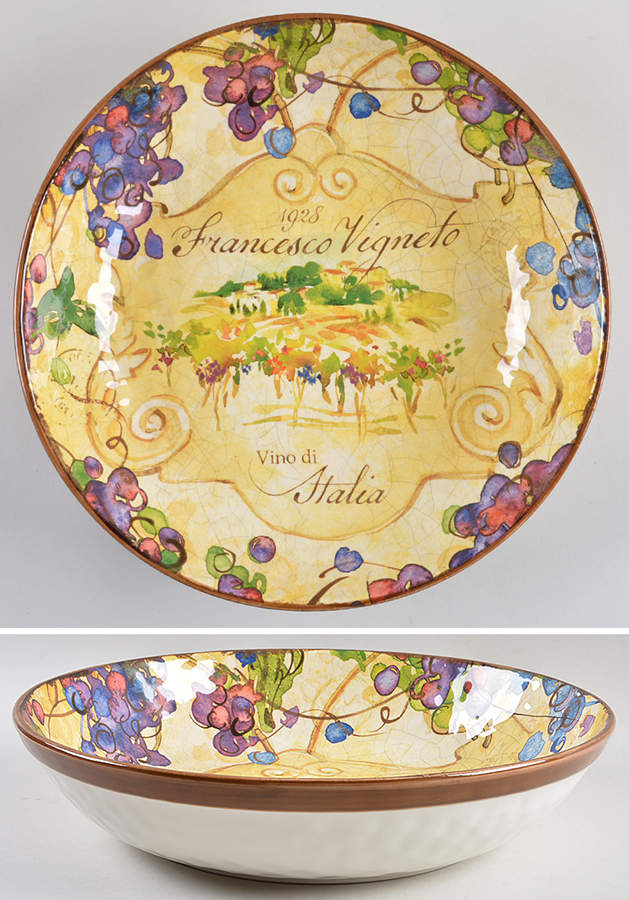 Vino 13" Pasta Serving Bowl by Certified International-1