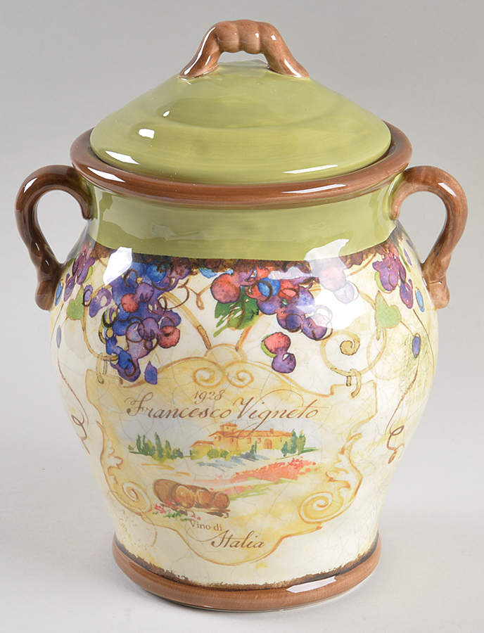 Vino Small Canister & Lid by Certified International-1