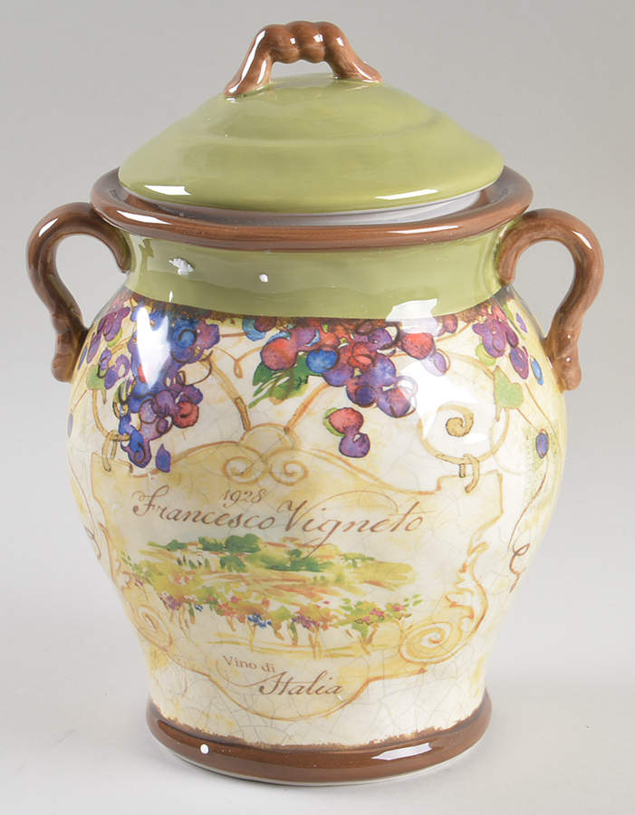 Vino Medium Canister & Lid by Certified International-1