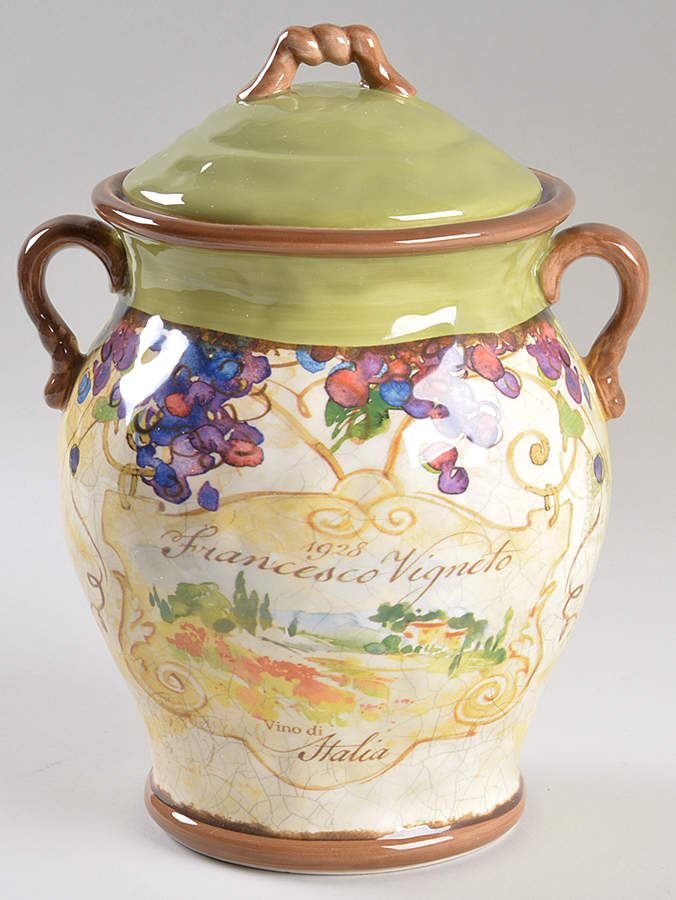 Vino Large Canister & Lid by Certified International-1