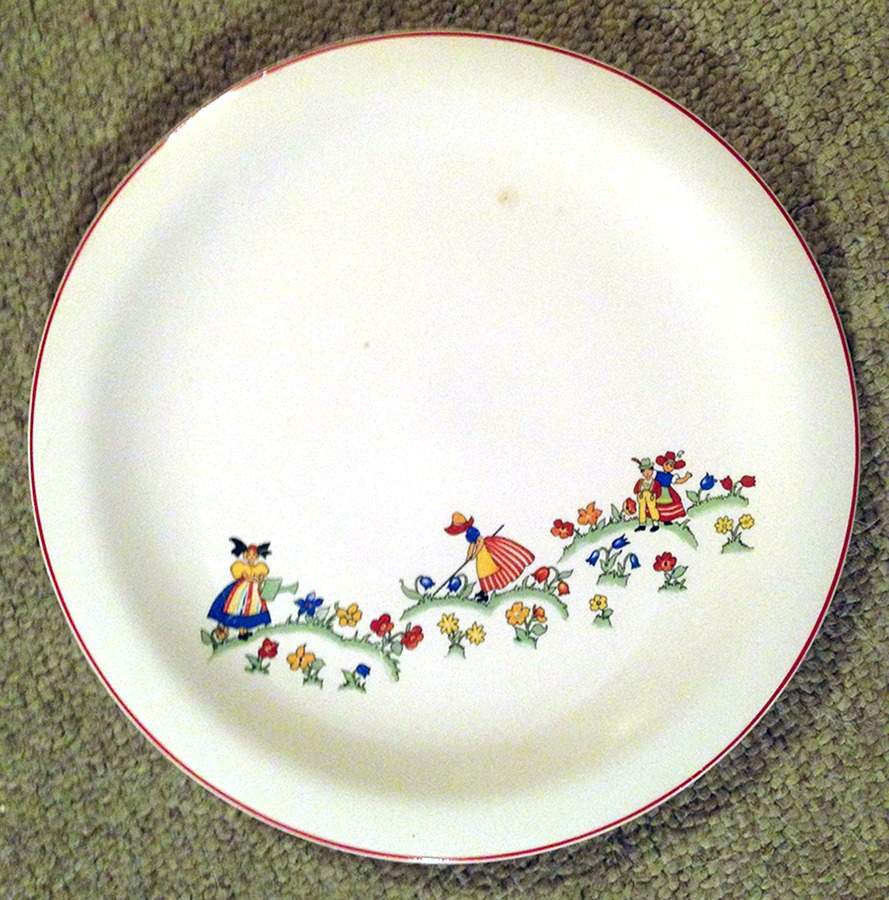 838 12" Chop Plate (Round Platter) by Crooksville-1