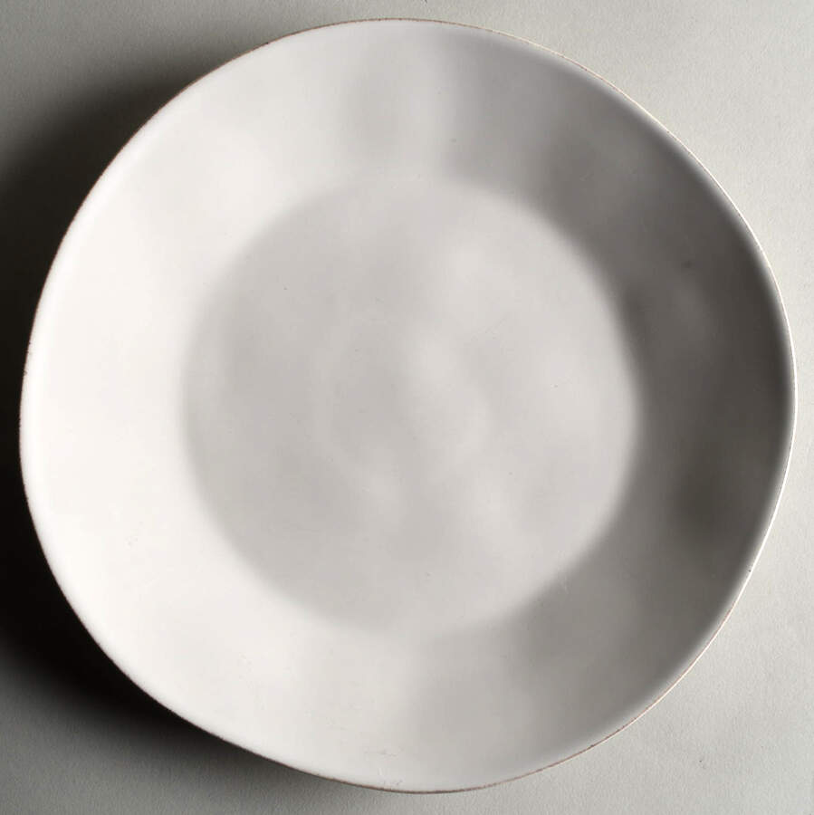 Marin Cream Dinner Plate by Crate & Barrel-1