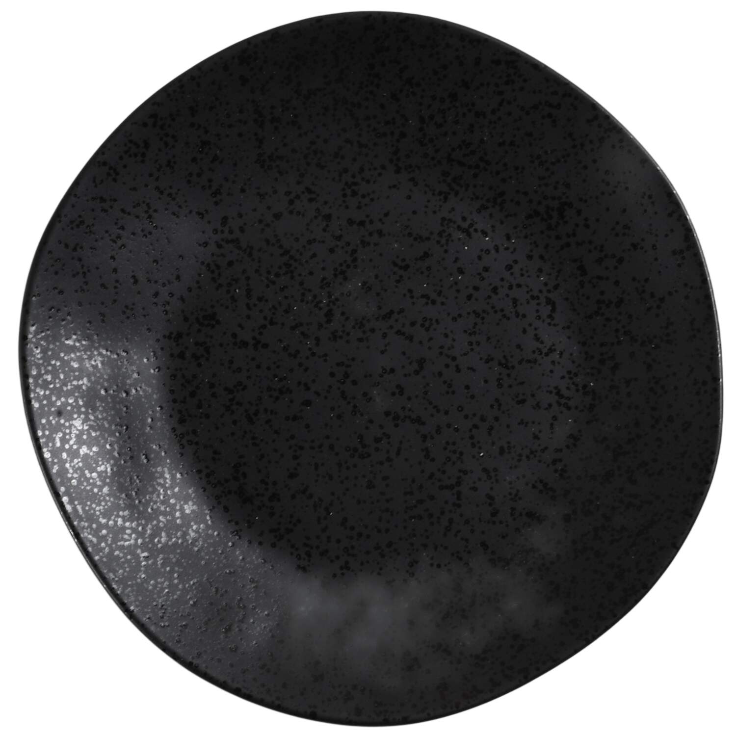 Marin Matte Black Salad Plate by Crate & Barrel-1