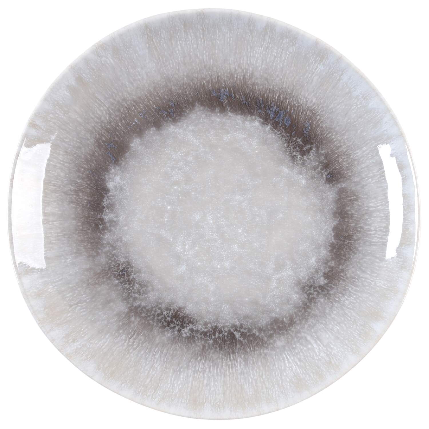 Caspian Grey Dinner Plate by Crate & Barrel-1