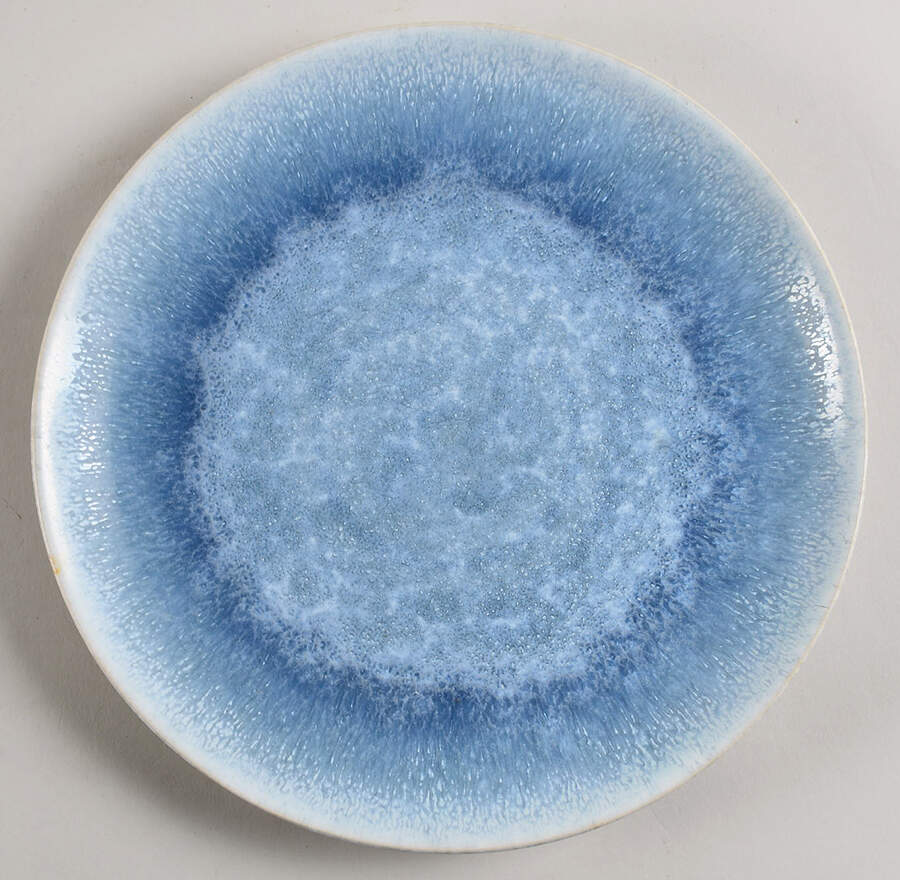 Caspian Blue Dinner Plate by Crate & Barrel-1