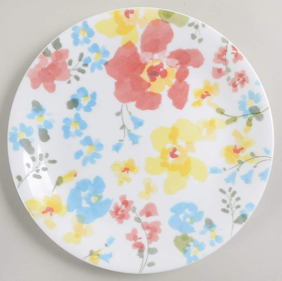 Cheerful Garden Luncheon Plate by Corning Corelle-1