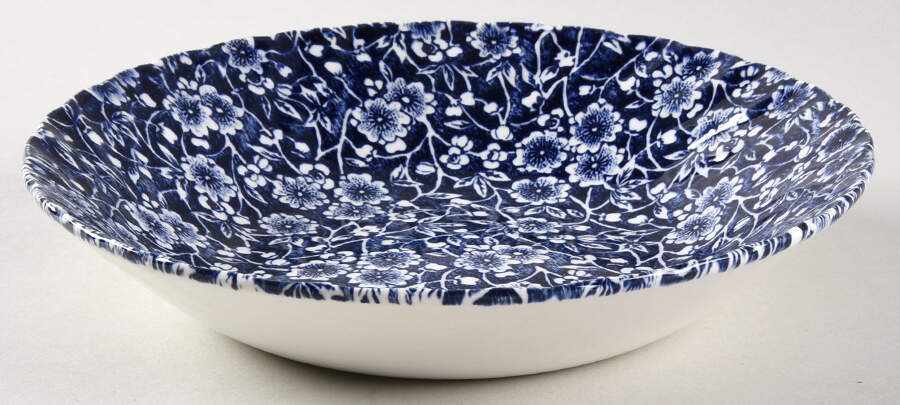 Calico Blue (Chelsea Shape) Coupe Soup Bowl by Churchill-1