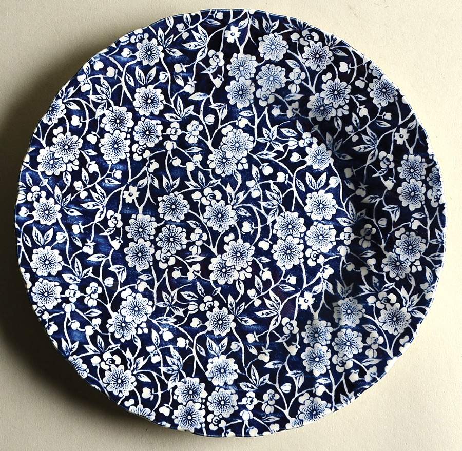 Calico Blue (Chelsea Shape) Salad Plate by Churchill-1