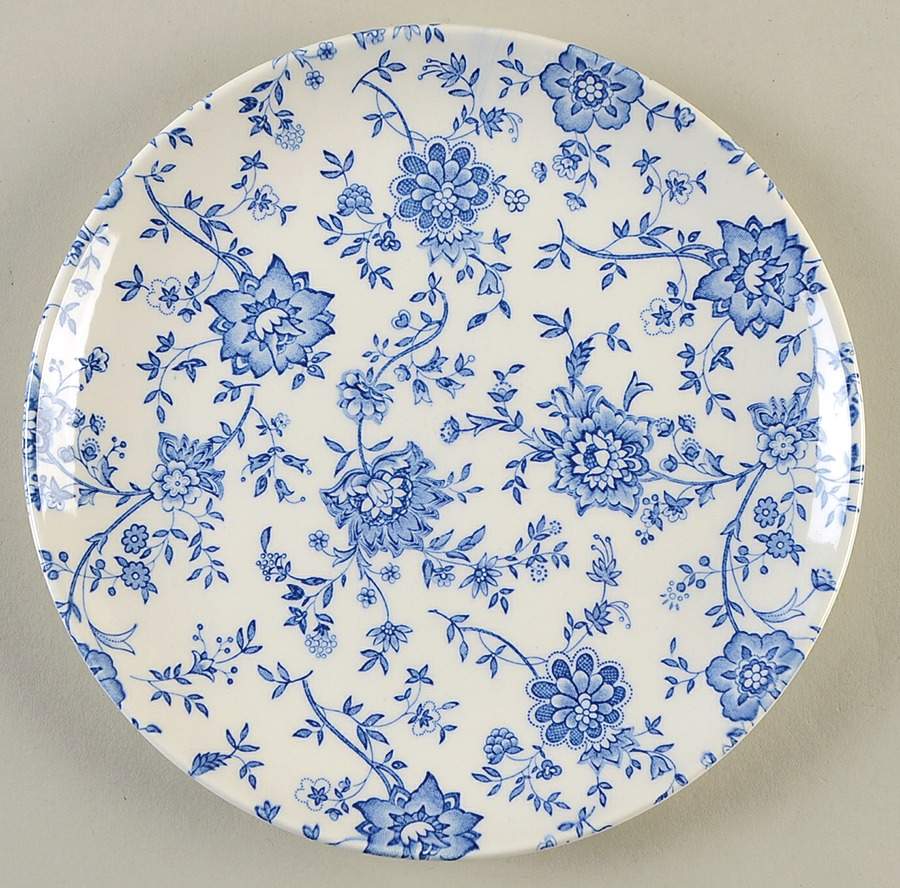 Jacobean Blue Salad Plate by Churchill-1