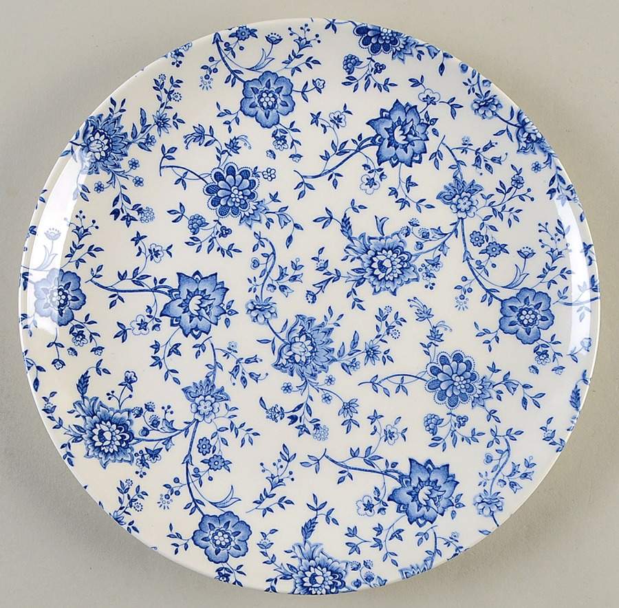 Jacobean Blue Dinner Plate by Churchill-1