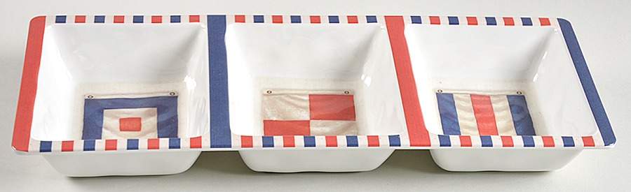 Nautique (Melamine) 3-Part Relish by Certified International-1