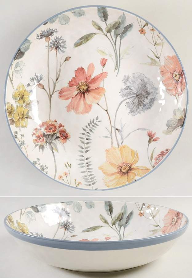 Country Weekend 13" Pasta Serving Bowl by Certified International-1