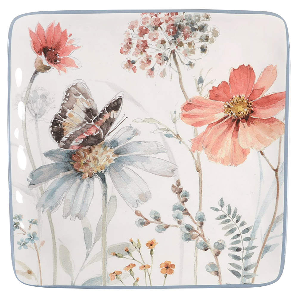 Country Weekend Square Salad Plate by Certified International-1