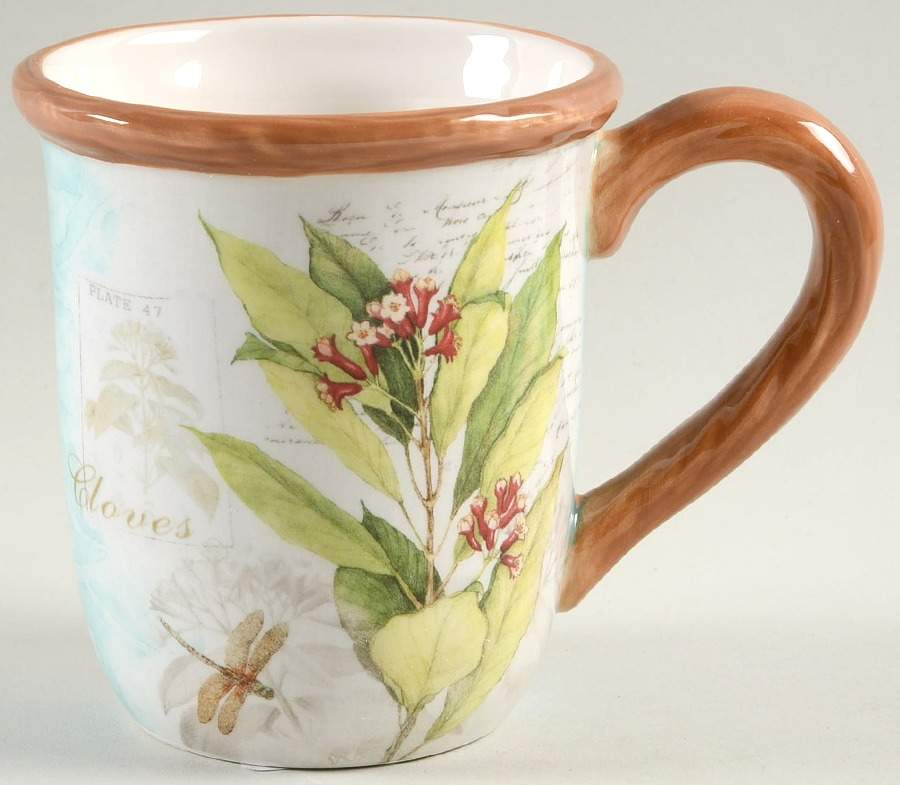Herb Blossoms Mug by Certified International-1