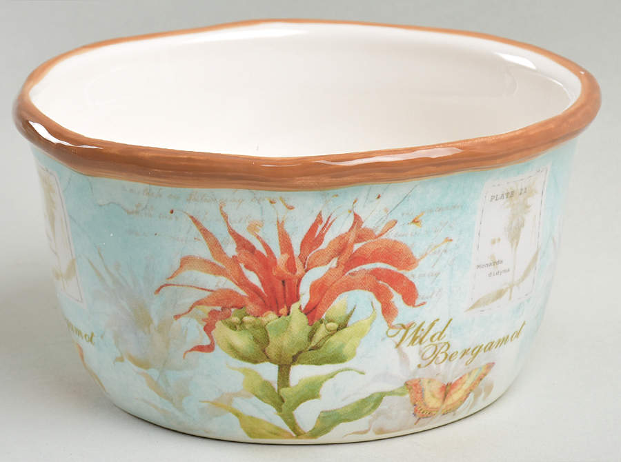 Herb Blossoms Individual Ice Cream Dish by Certified International-1