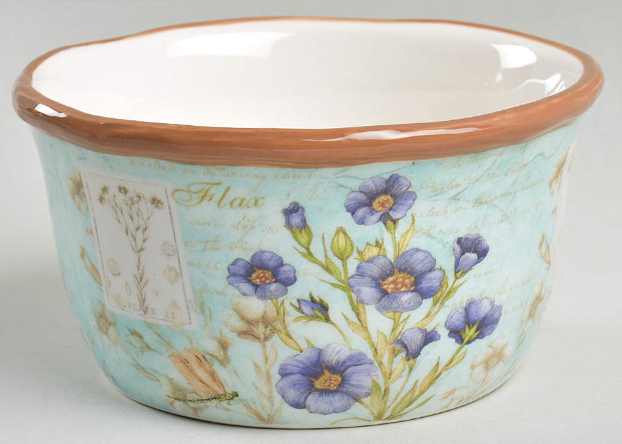 Herb Blossoms Individual Ice Cream Dish by Certified International-1