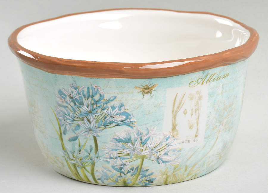 Herb Blossoms Individual Ice Cream Dish by Certified International-1