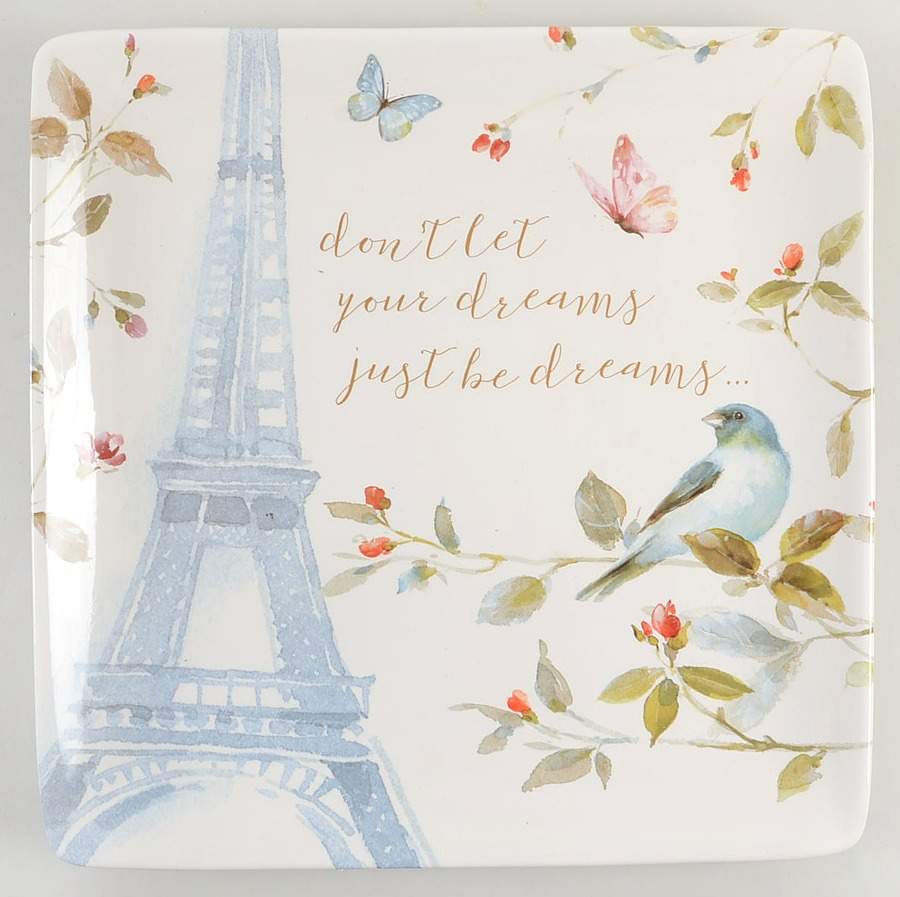 Beautiful Romance 12" Square Serving Platter by Certified International-1