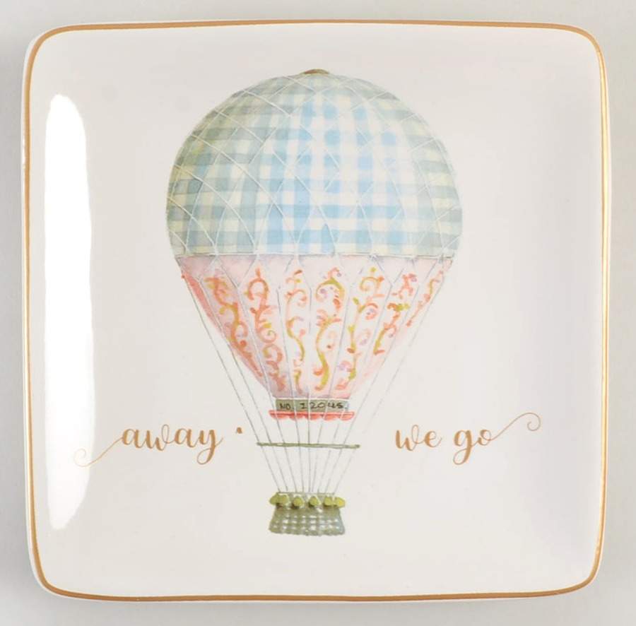 Beautiful Romance Square Canape Plate by Certified International-1